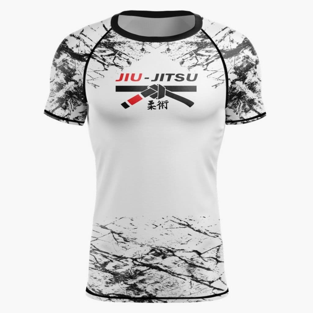 Rash Guard Jiu-Jitsu Manga Curta Segunda Pele Treino Academia Combat