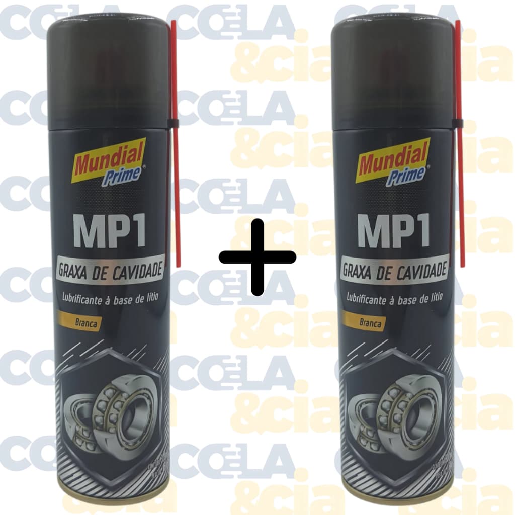 Kit 2 Spray De Graxa Branca De Cavidade MP1 300ml, Lubrificante A Base De Litio