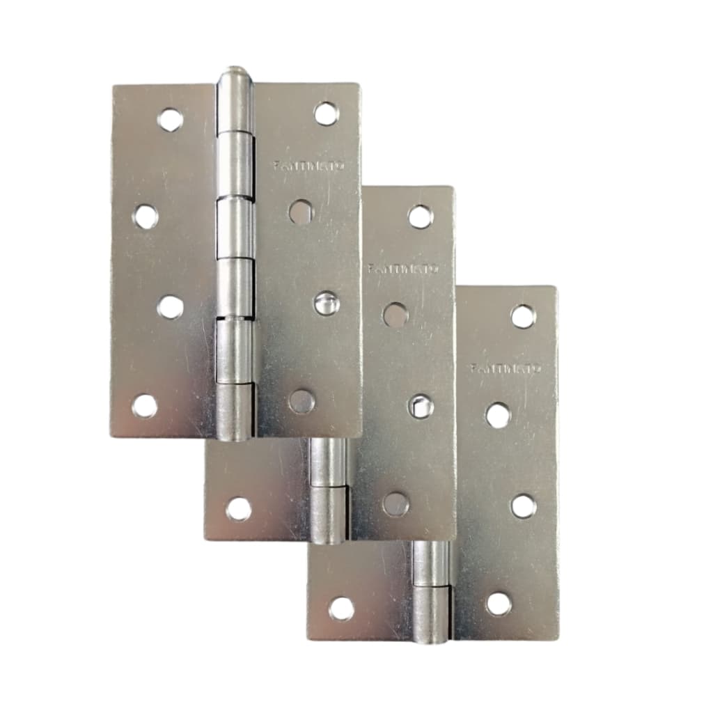 Dobradiças 4 Polegadas 100 X 70mm 4un Reforçada