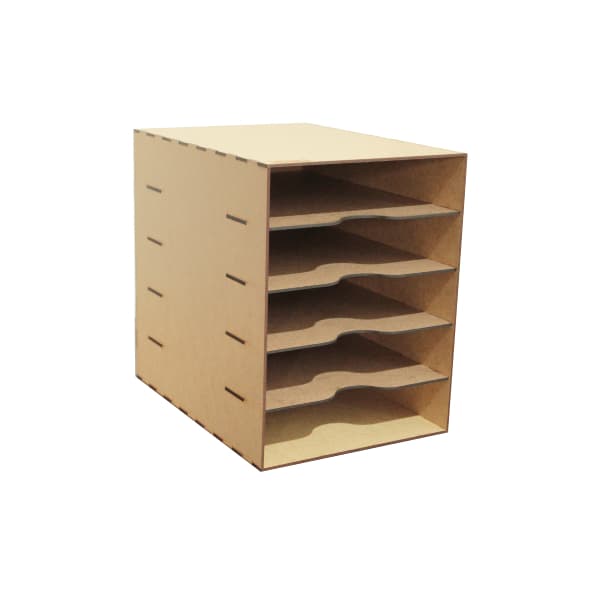 Kit 4 Organizadores De Papel TOP5 Sulfite A4 Para Escritório Escola Papelaria Documentos
