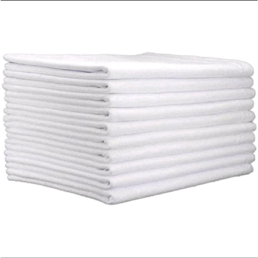 Kit 50 Panos Pano Pé de Galinha PP24 100% Algodão Branco - Santa Margarida