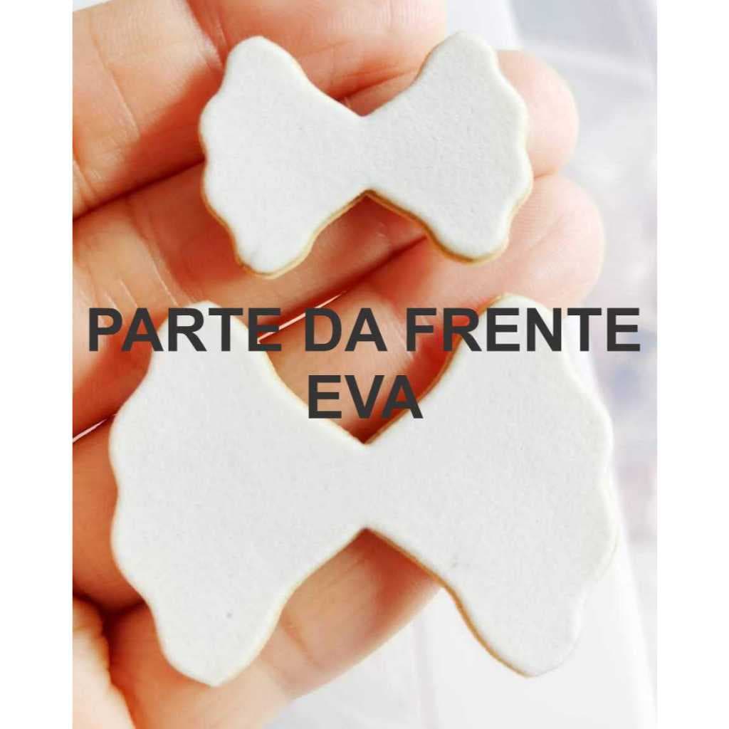 50 UNIDADES DE BASE ADESIVA EVA LISO OU EVA GLITTER PARA LAÇO PEQUENO - SOB ENCOMENDA