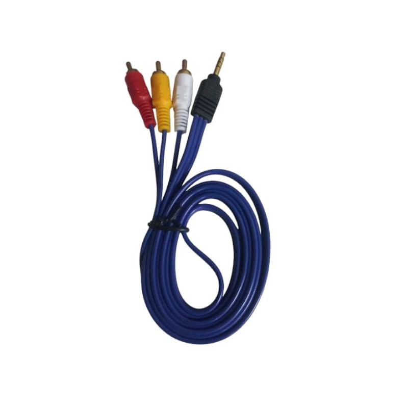 Cabo Av p3 x 3Rca Universal Serve P Tvbox Para Tv Tubo (tv Antiga)