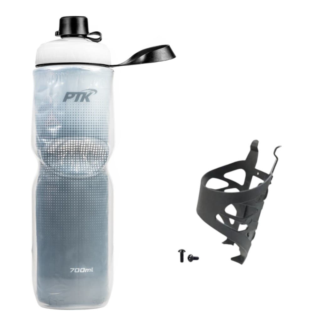 Garrafa Squeeze Caramanhola Térmica para Bike tamanho grande com SUPORTE e parafusos