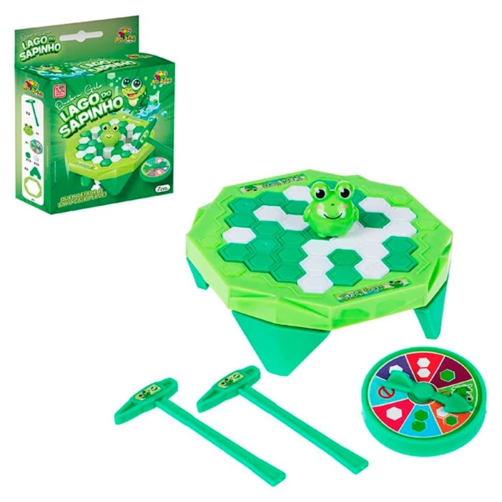 Jogo Joguinho divertido Quebra Gelo Sapinho lago