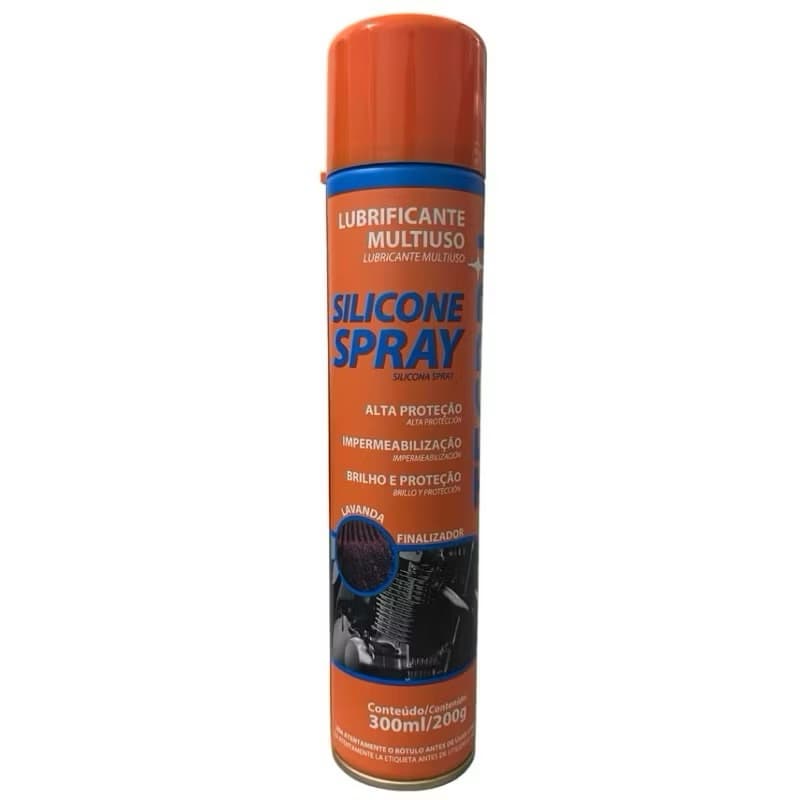 Silicone Spray Perfumado Tecbril Lubrificante Para Esteira Elétrica Canaletas Silicone Spray Lavanda