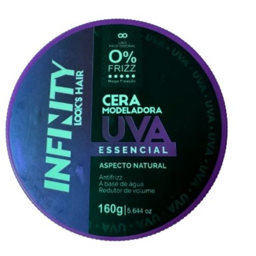 Pomada Modeladora Cera Infinity Uva 160g Antifrizz