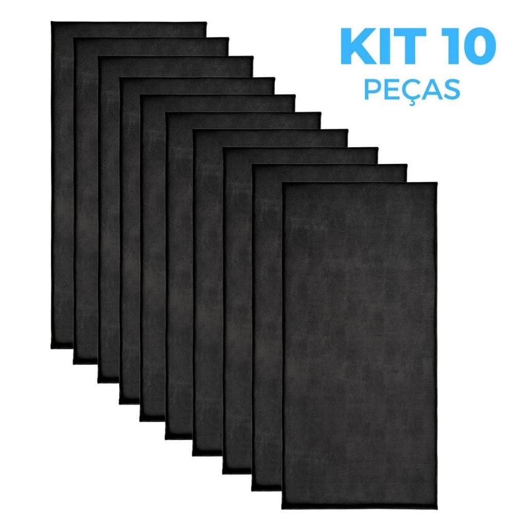 Kit Com 10 Colchonetes Multiuso Esportivo Impermeável Fitness Conforto Academia Yoga Macio Treino Pilates Resistente