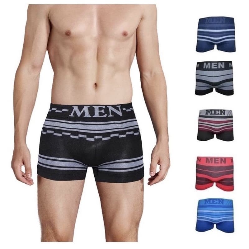 Kit Cueca Box Sem Costura Microfibra Adulto Premium