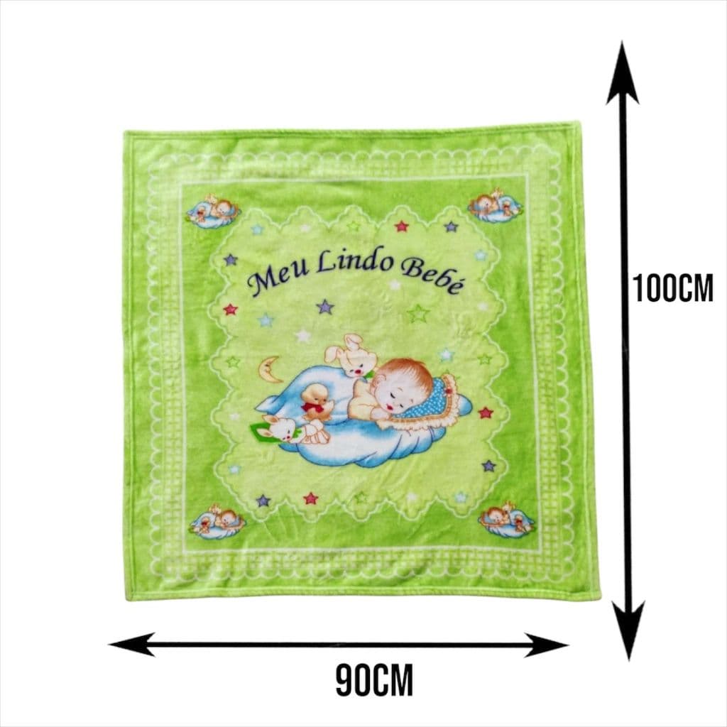 Cobertor Para Bebê Mantinha Bebe Soft Muito Macia Antialérgico