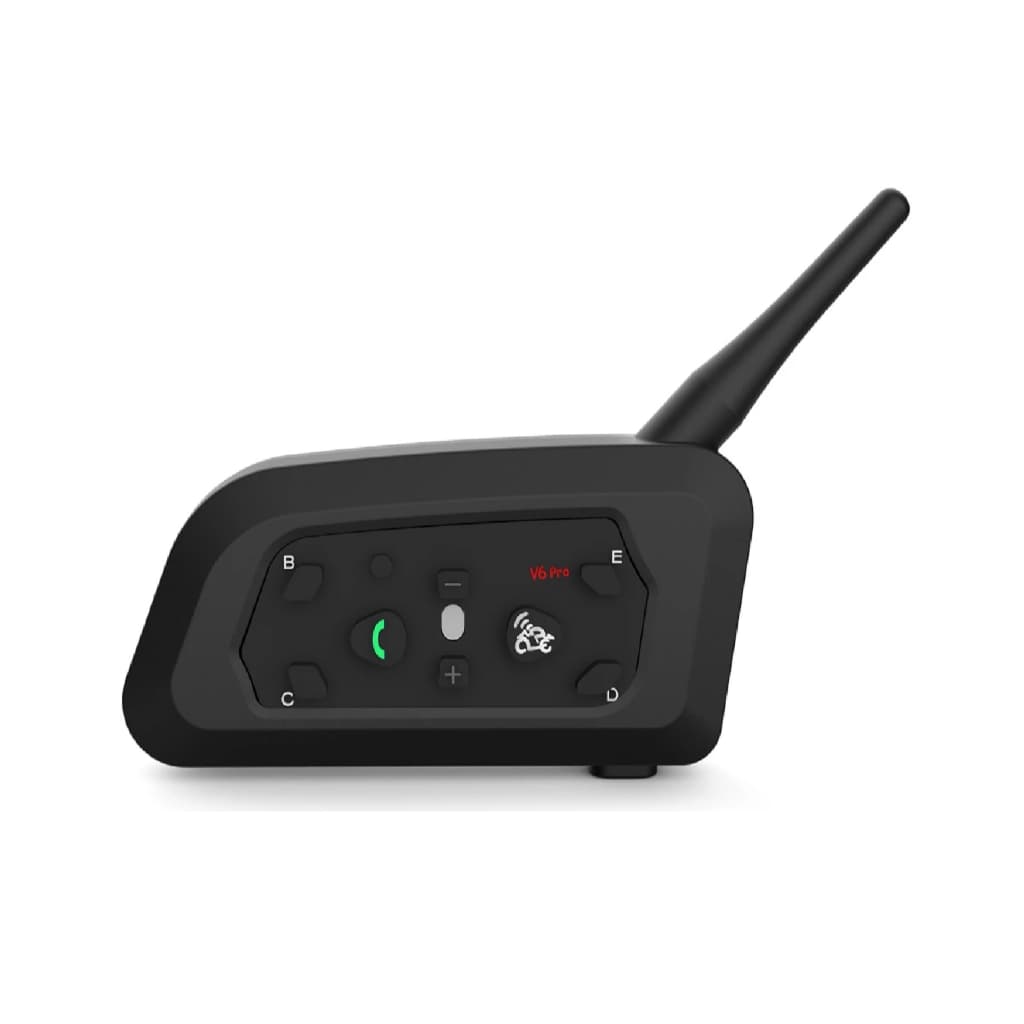 Intercomunicador V6 Pro Comunicador Capacete Moto Radio Viagem Passeio Comunica com até 5 pessoas