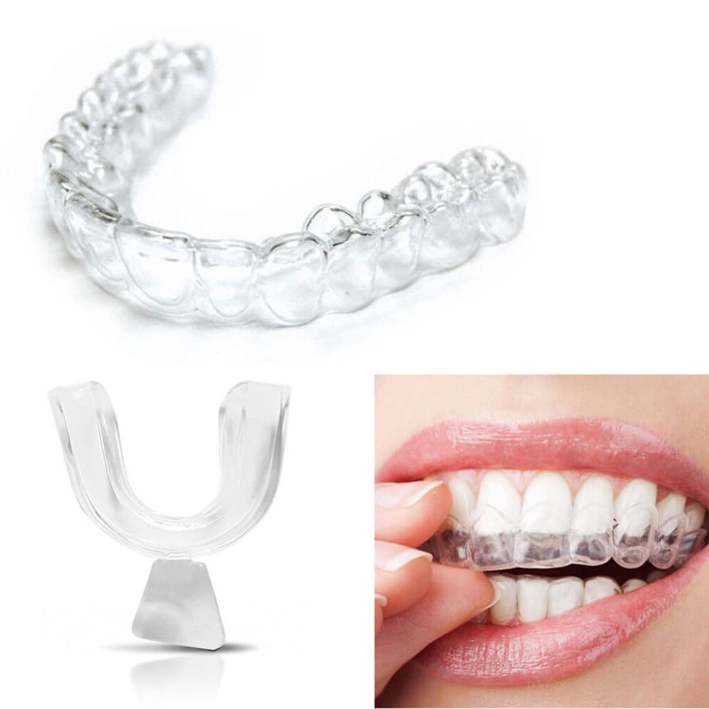 Placas de Bruxismo 2unidades Silicone Moldável bruxismo Silicone Moldável Aparelho Inferior e Superior novidade novo