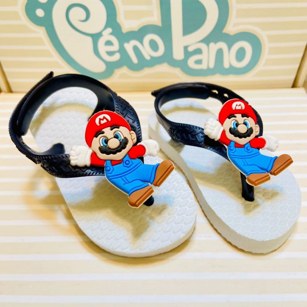Chinelo Infantil Masculino Pé no Pano Conforto e Leveza