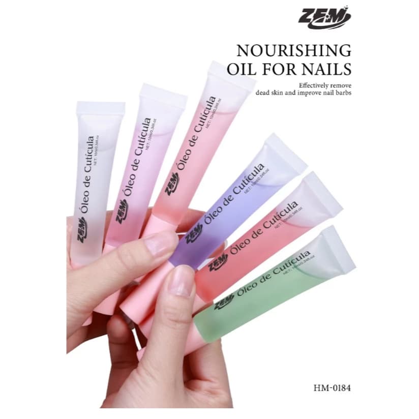 Óleo Cutícula Para Unhas Hidratante Aromas Frutas 10ml Zem Envio Já