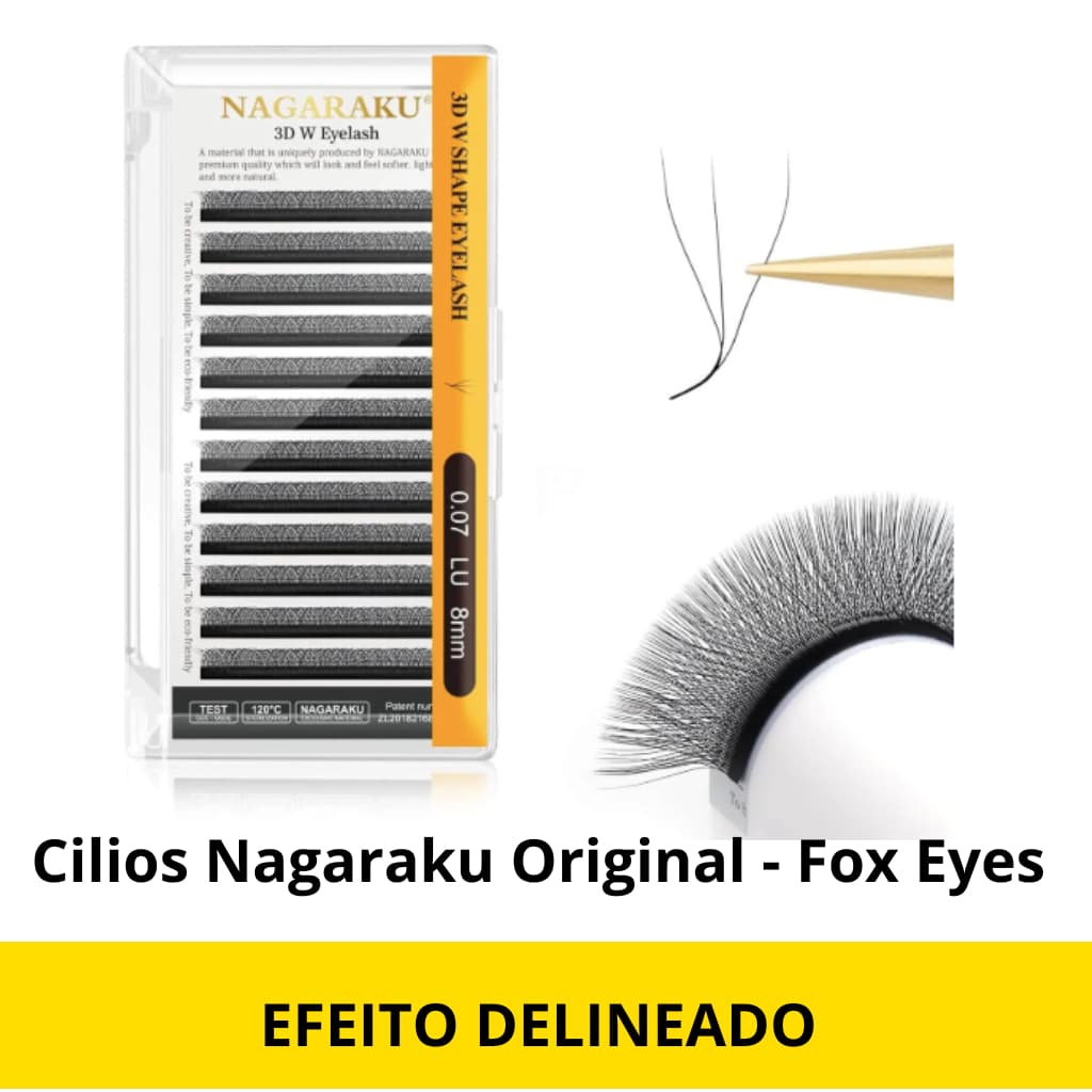 CILIOS NAGARAKU LU / FOX EYES /DELINEADO ORIGINAL | PRONTA ENTREGA | ENVIO IMEDIATO UNITARIOS  2025