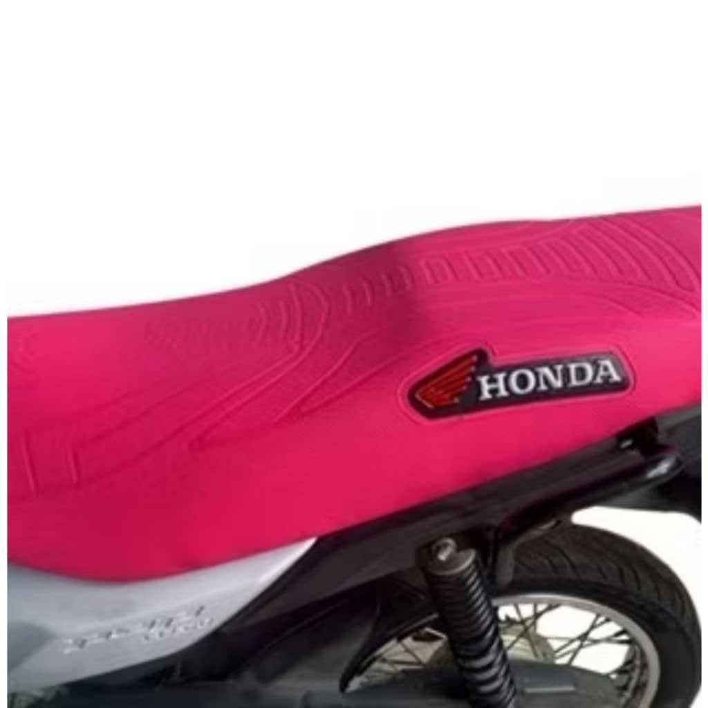 Capa Banco Moto Honda Rosa