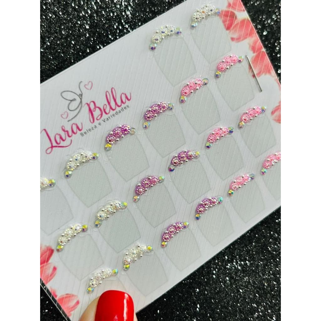 Joias de Unhas Luxo, adesivos de unha, decoração de unha C19