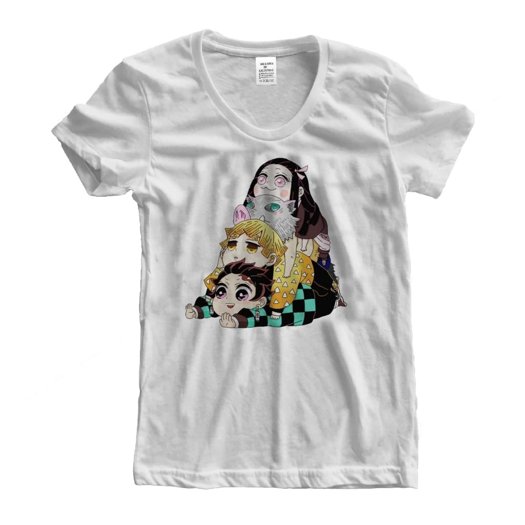 Camiseta ou Babylook Demon Slayer Grupo