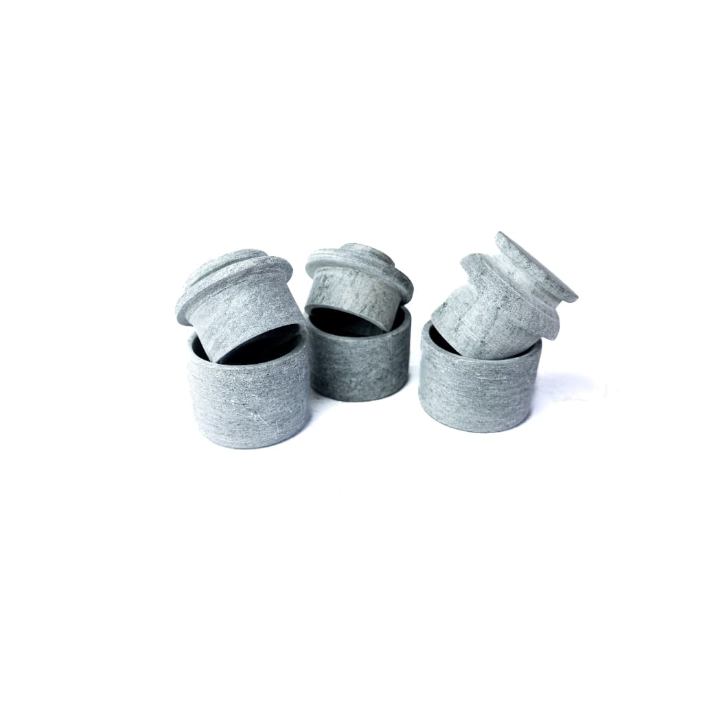 KIT EXCLUSIVO: 03 Manteigueiras Francesas Premium em Pedra Sabão
