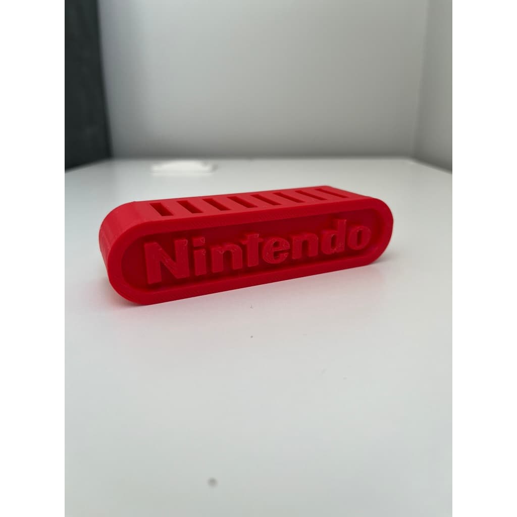Porta Jogos Nintendo - Logo Nintendo para Mesa - Impressão 3d