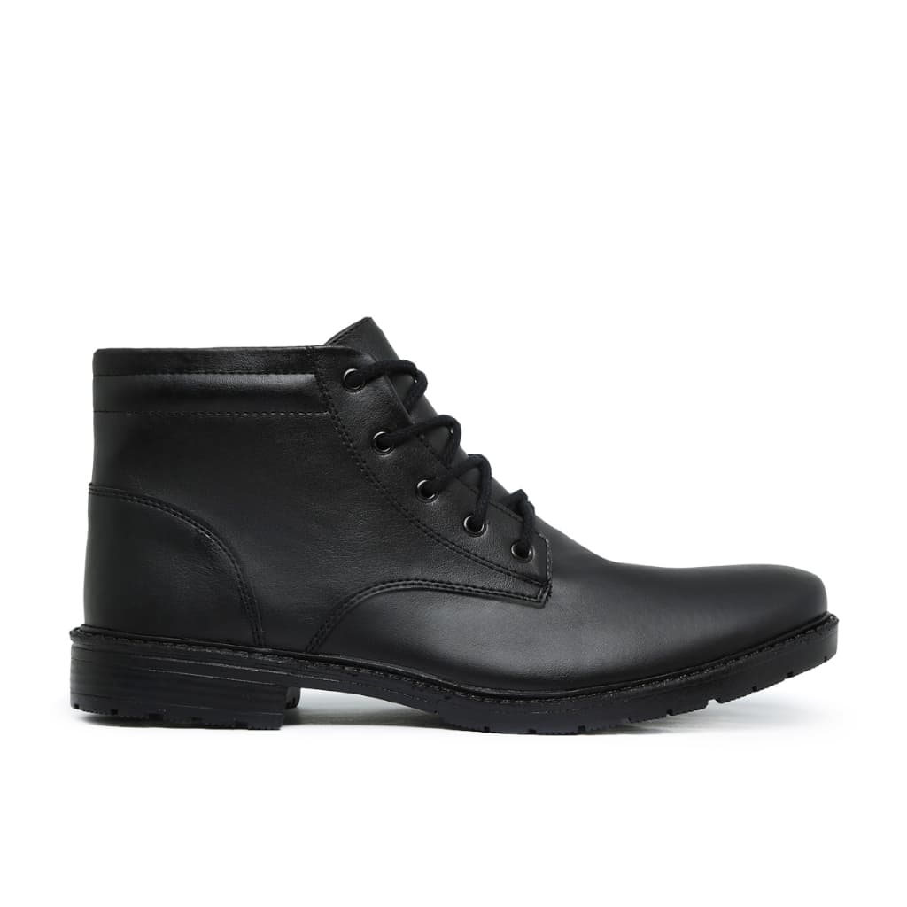 Coturno Masculino Cano Curto Preto Estilo Urbano Casual Promoção