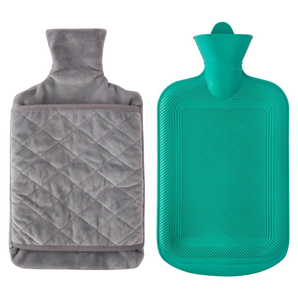 Bolsa Térmica Compressa Água Quente Fria Borracha Capa Pelúcia Dor Cólica Dores Acabamento Premium