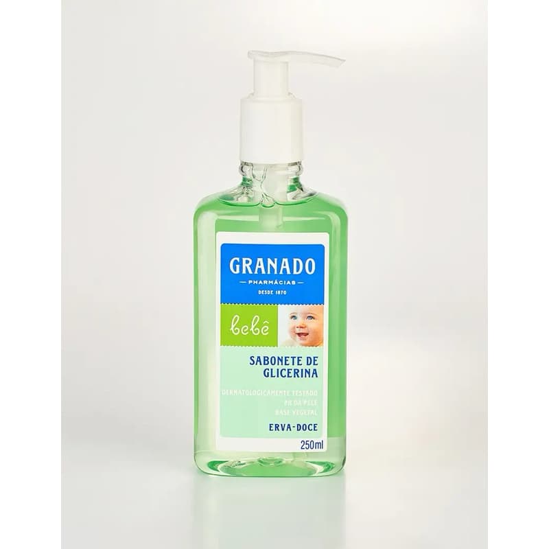Sabonete Líquido de Glicerina ou Granado Bebê Erva-doce 250ml