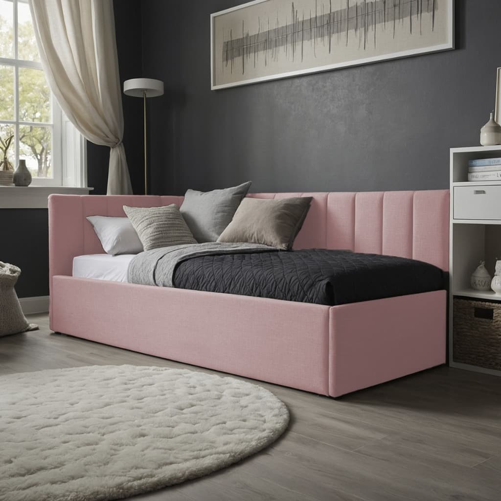Kit 15 Placas de Cabeceira em L Modular Para Cama de Solteiro