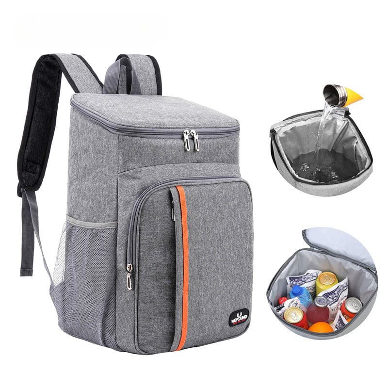 Mochila Térmica De Grande Capacidade Cooler 18L Impermeável Portátil Para Piquenique Praia Cerveja Frio Ar Livre