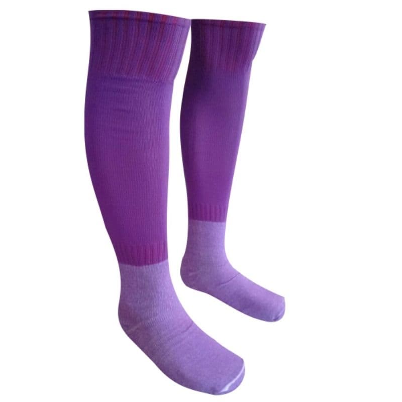 meia de futebol roxo kit com 22 pares