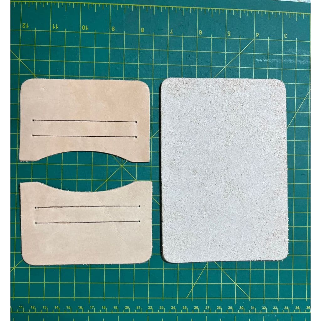 Corte de Carteira em Couro Sola Porta Cartão – Pré-Montado para Artesãos