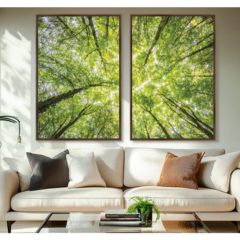 Quadro Decorativo verde  Peça Única Sala Decoração Premium
