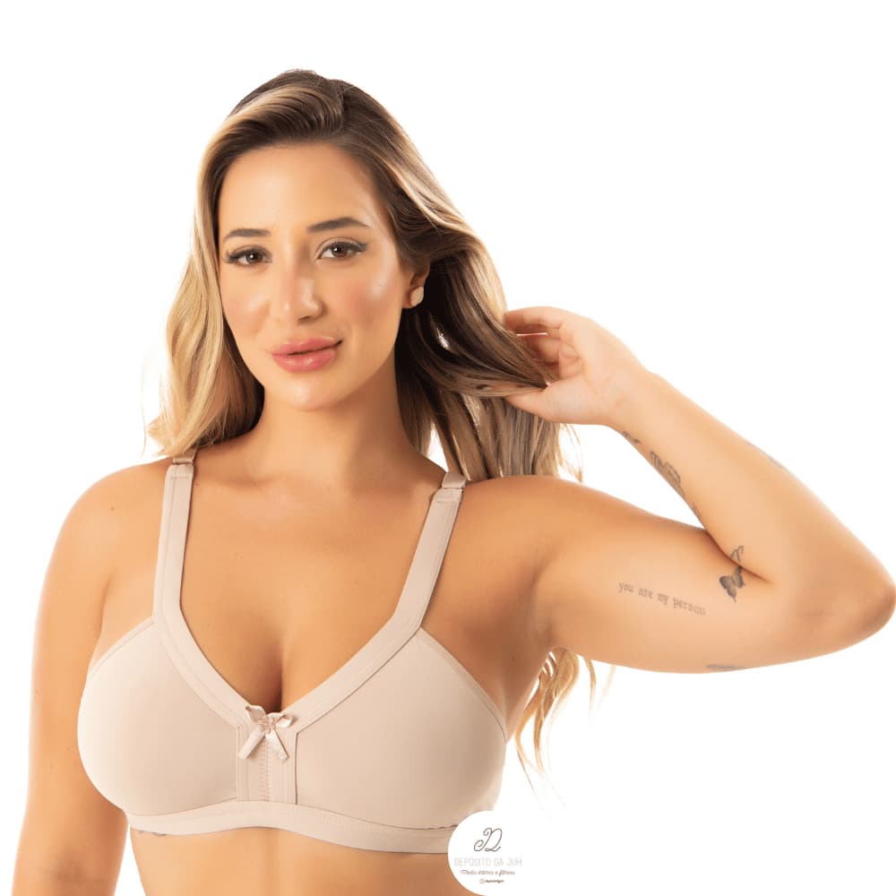 Kit Sutiã Básico Microfibra 10 ou 15 Unidades Sem Bojo Confort Feminino Reforçado Alças Encapadas