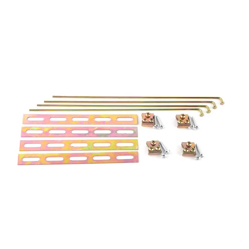 Kit Suportes Fixação para Travas Eletrica Universal 4 Portas