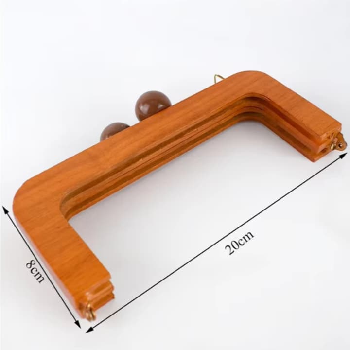 Fecho da Vovó Madeira Com Imã  20Cm Und