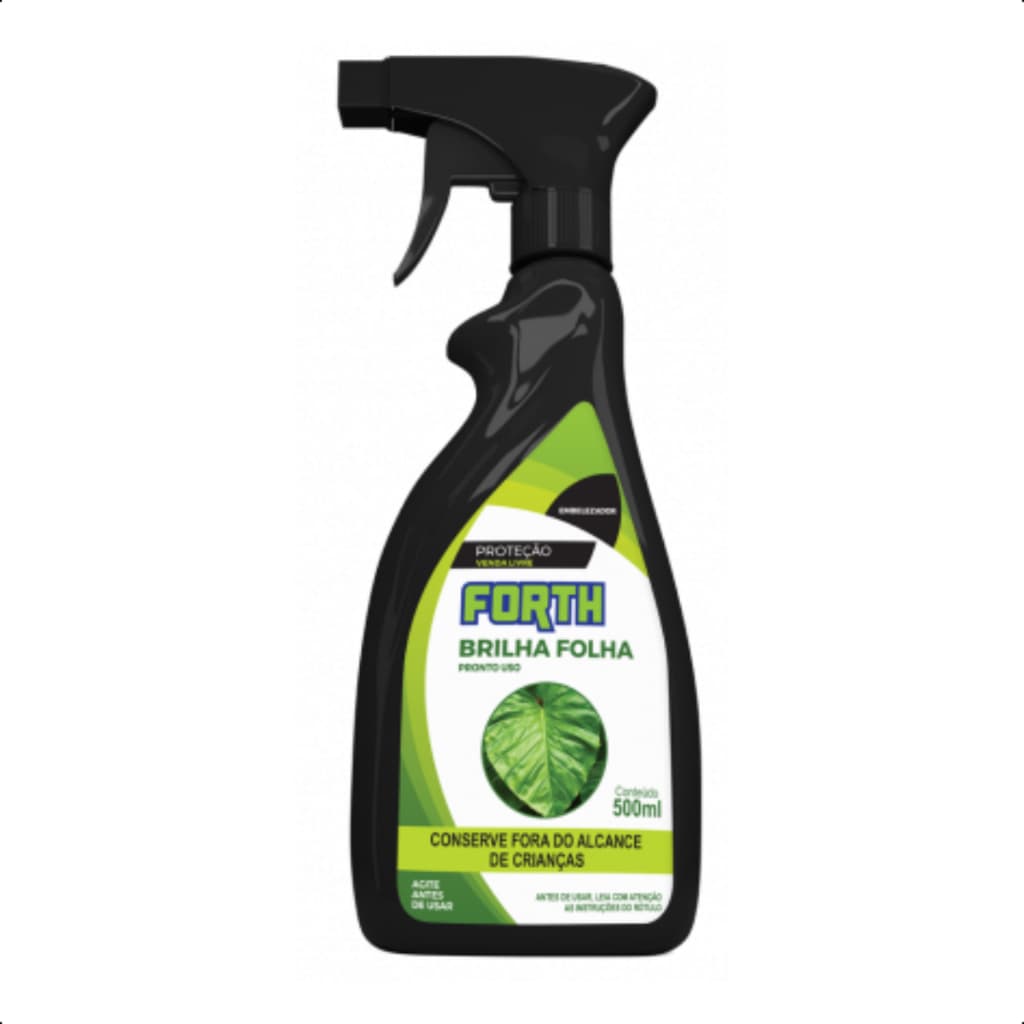 EMBELEZADOR NATURAL FORTH BRILHA FOLHA 500ML PRONTO USO PARA PROTEÇÃO