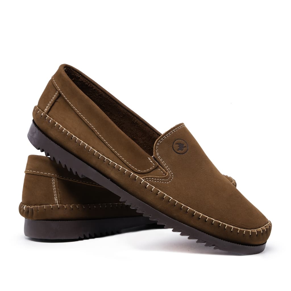 Sapatilha Docksider Mocassim Masculino em Couro Legitimo