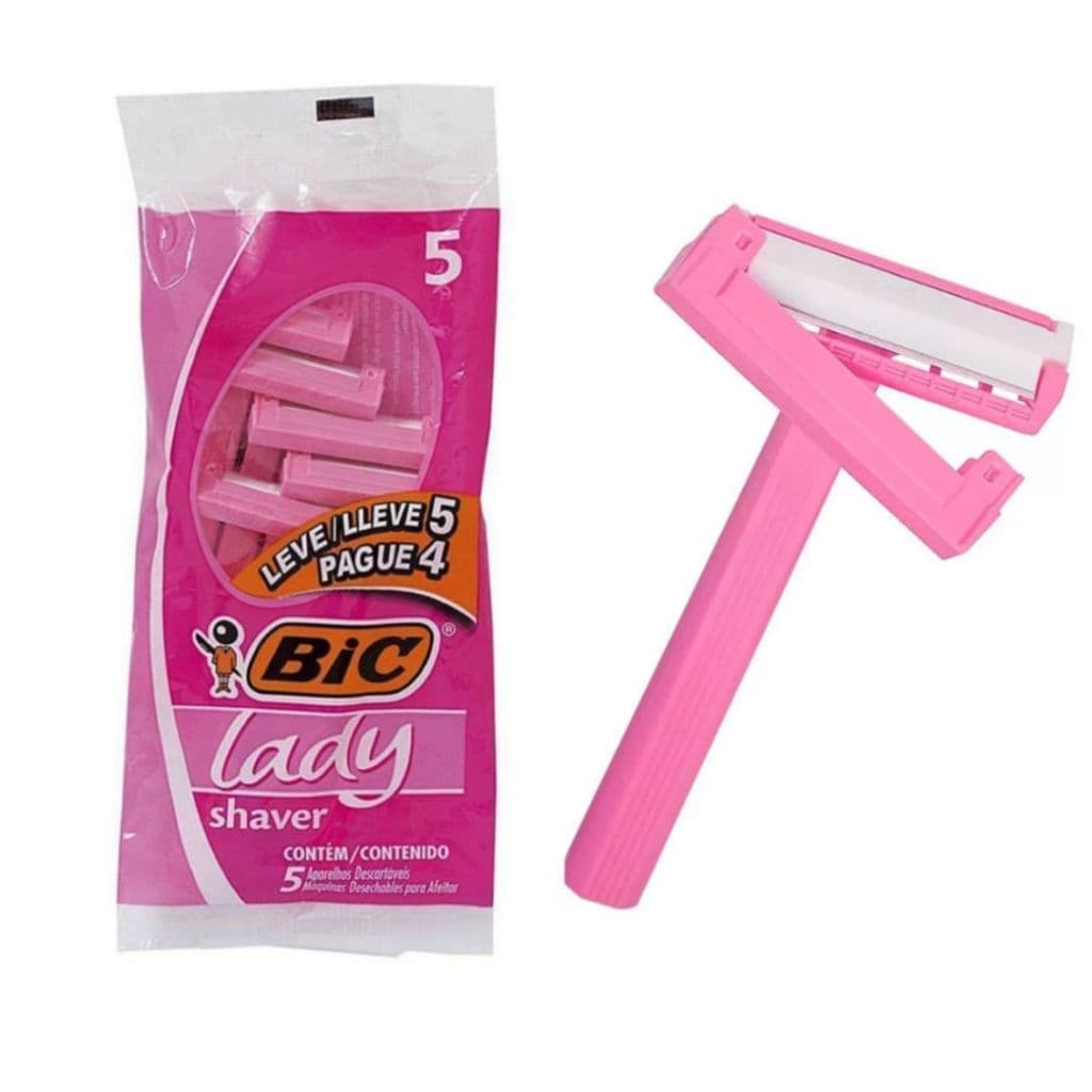 Aparelho De Depilação Bic Lady Shaver Leve 5 Pague 4 Rosa