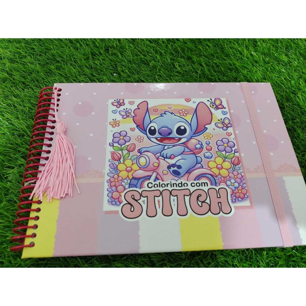Livro de Colorir Colorindo com Stitch Coloring Book