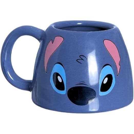 Caneca Decorativa Stitch Boquinha Oficial Presente - Zona Criativa