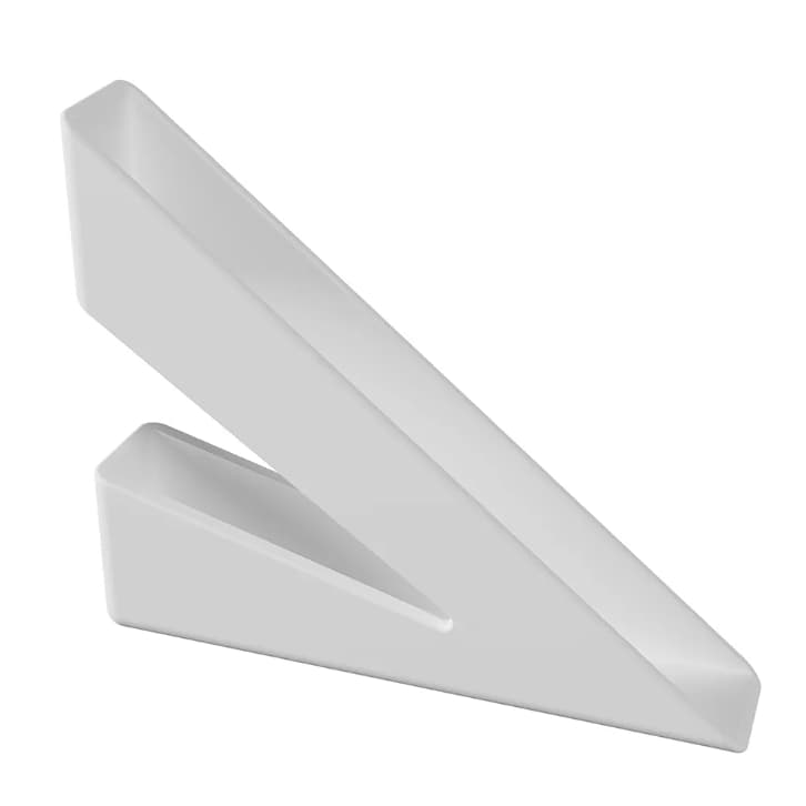 PORTA GUARDANAPOS DE PAPEL  SUPORTE GUARDANAPO PARA MESA  ASTRA  / BRANCO PGUAI*BR