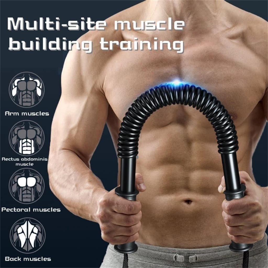 Barra Flexível Twist Power Treinamento Força Torax Braço