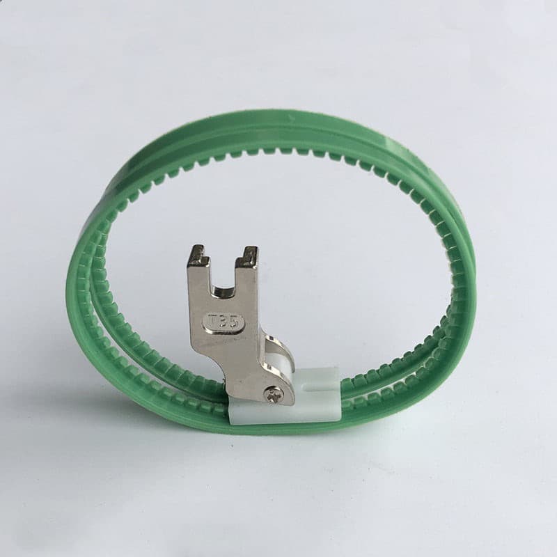 Calcador Reta industrial Deslizante com Correia roldana de teflon