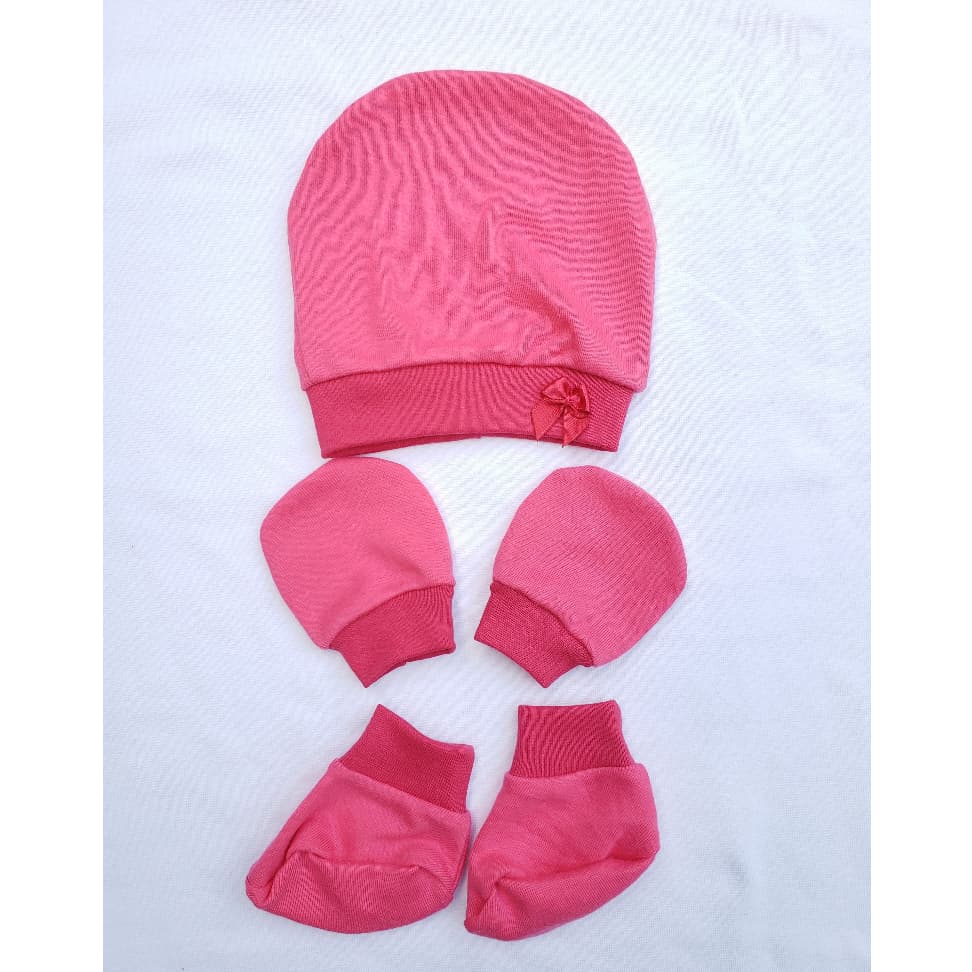 Memelbaby Kit Touca Rosa esmeralda