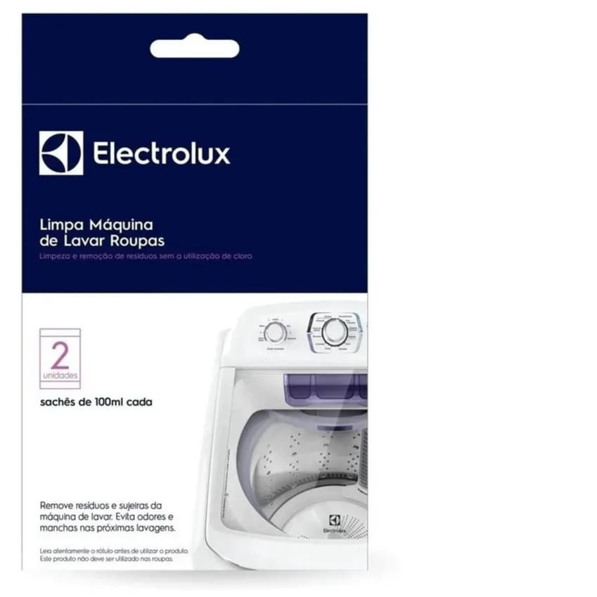 Limpa Máquina De Lavar Roupas Original Lavadora Electrolux C/ 2un 80000723