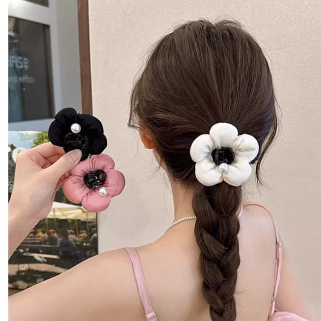 kit 3 un Presilha de Cabelo com Pérola Artificial - Beleza e Estilo em Cada Detalhe