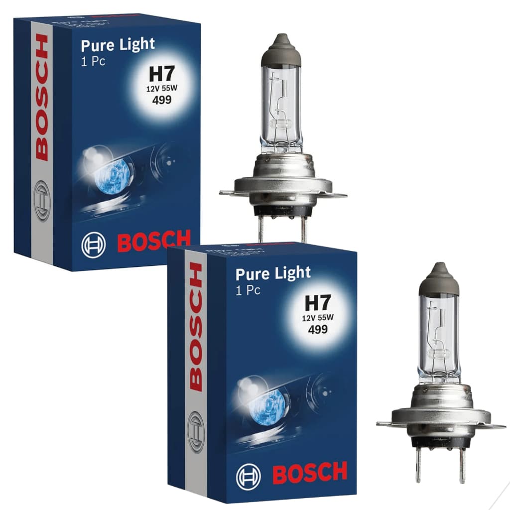 Par Lâmpada H7 Farol Carro Moto 12V 55W Bosch 1987302071 1987302777
