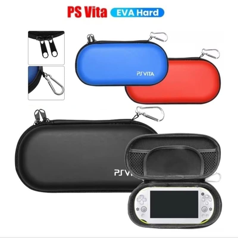 Capa Estojo Bolsa protetora EVA com fivela, para PS VITA Fat /Slim serve para ambos os modelos.
