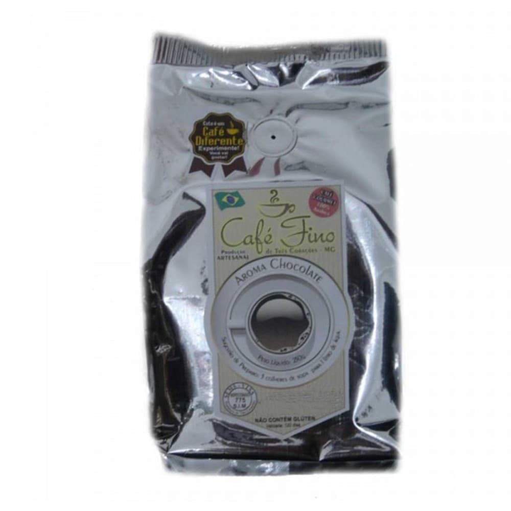 Café Especial 100% Arábica Gourmet Moído com Aroma de Chocolate - 250g