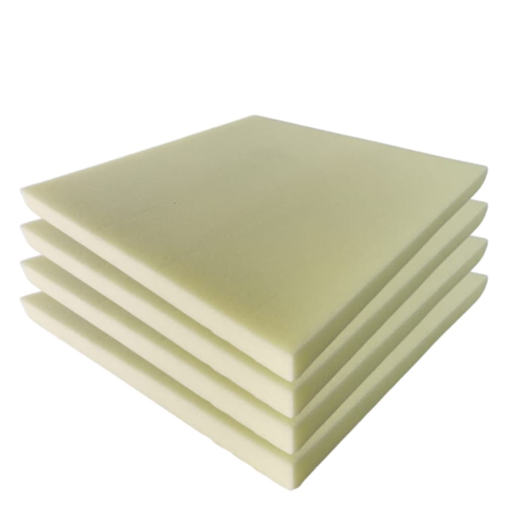 Kit Espuma Cadeira Sofa Puff 40x40 Densidade D33 Resistente de Alta Qualidade